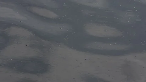 Dirty water surface Stock Footage 131484080