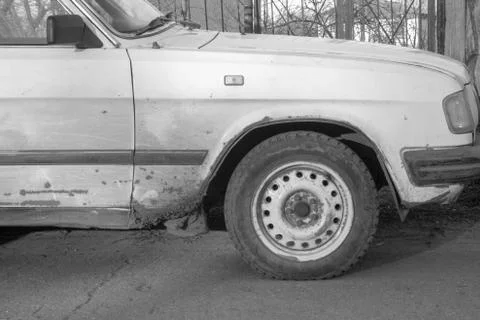 Dirty wheel Stock Photos