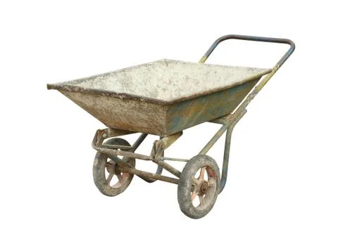 Dirty wheelbarrow Stock Photos