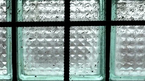 Dirty window of an abandoned building. Stock Footage 167679425