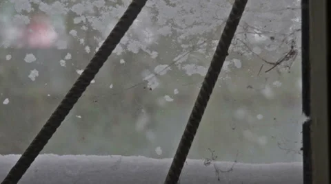 Dirty window Stock Footage 60617888