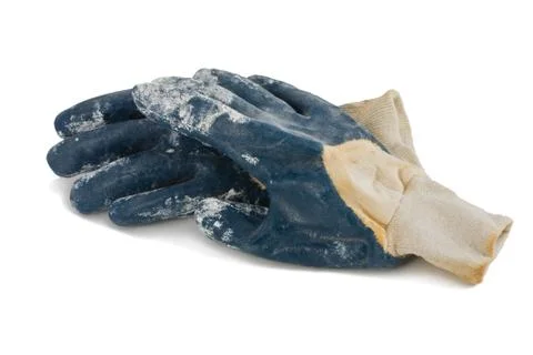 Dirty work gloves Stock Photos
