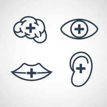 Disabilities logo icon vector Stock Illustration