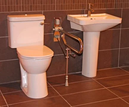 Disability Bathroom. Stock Photos