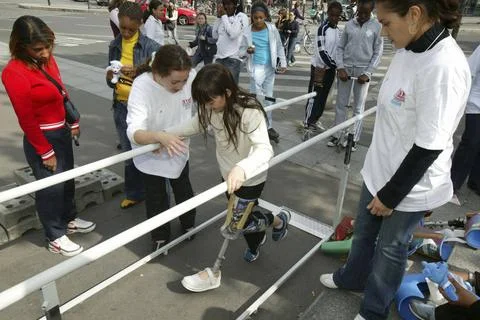  Disability, demonstration Usage restricted to only the press. During an a... Stock Photos