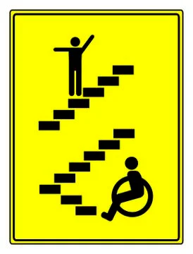 Disability Discrimination Stock Illustration