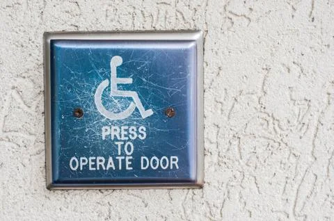 Disability door Stock Photos