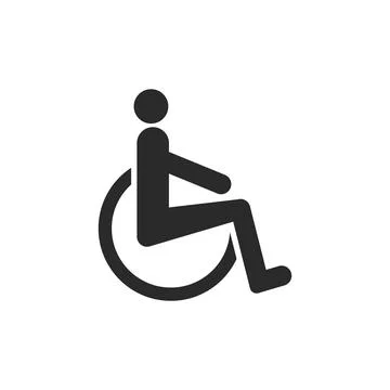 Disability icon vector Illustration