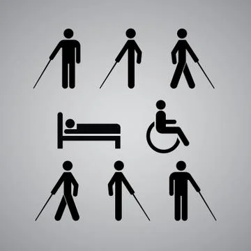 Disability Illustrazione stock