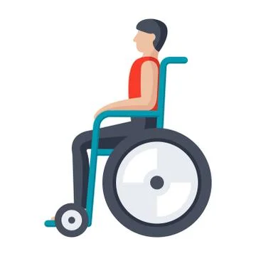 Disability Vector Icon Stock Illustration