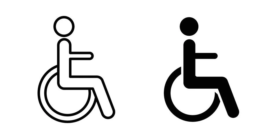 Disable icon concept. best for web design イラスト素材