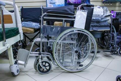 Disabled carriage. Stock Photos
