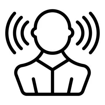 Disabled education icon outline vector. Learning child Stock Illustration