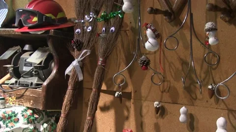 Disabled girl's Artwork in progress Video stock 45165883