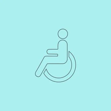 Disabled icon Stock Illustration