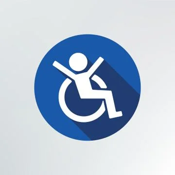 Disabled icon. Stock Illustration