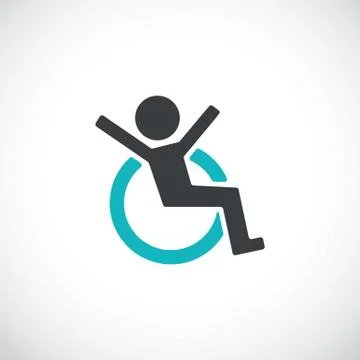 Disabled icon. Stock Illustration