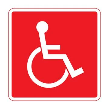 For the disabled Stock Illustration