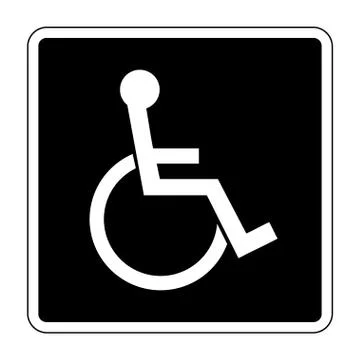 For the disabled Stock Illustration