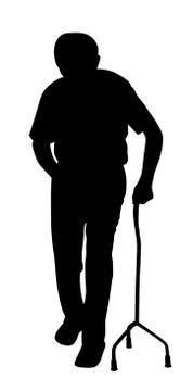 Disabled man Illustrazione stock