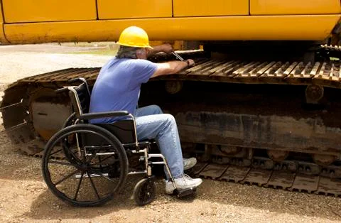Disabled mechanic Stock Photos