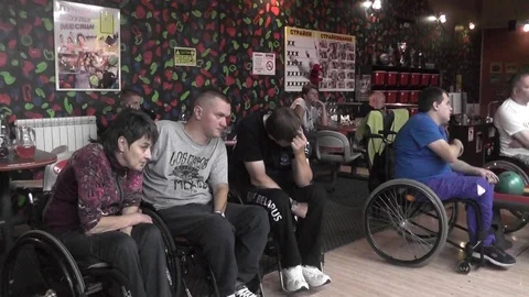 Disabled people Stock Footage 102379841