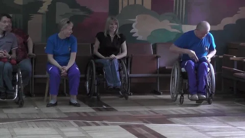 Disabled people Stock Footage 102427390