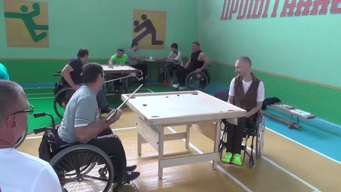 Disabled people Stock Footage 102443569