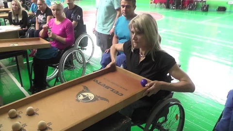 Disabled people Stock Footage 102444548