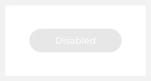 Disabled register button UI element template Illustrazione stock