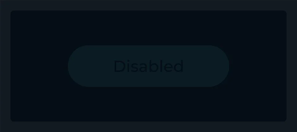 Disabled sign up button UI element template Stock Illustration