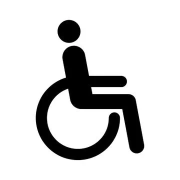 Disabled sign Illustrazione stock