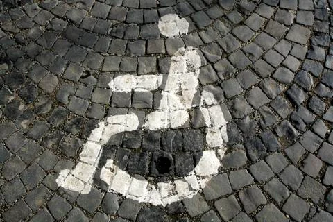 Disabled sign Stock Photos