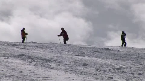 Disabled Skier 6 Video stock 10920886