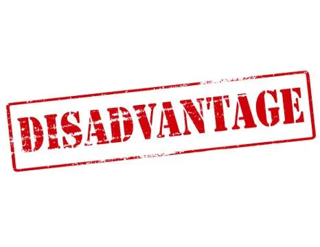 Disadvantage Stock Illustration