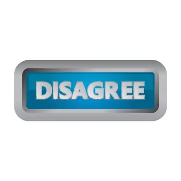 Disagree Button Stock Illustration