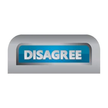 Disagree Button Stock Illustration