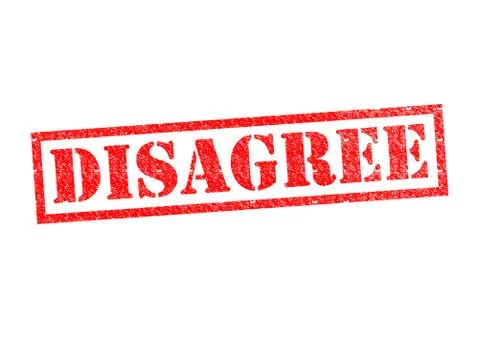 DISAGREE Stock Illustration