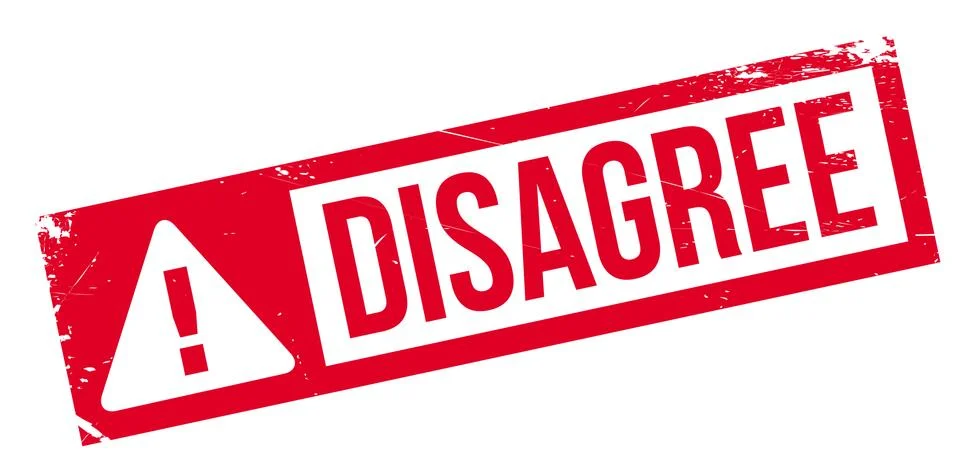 Disagree rubber stamp Stock Illustration