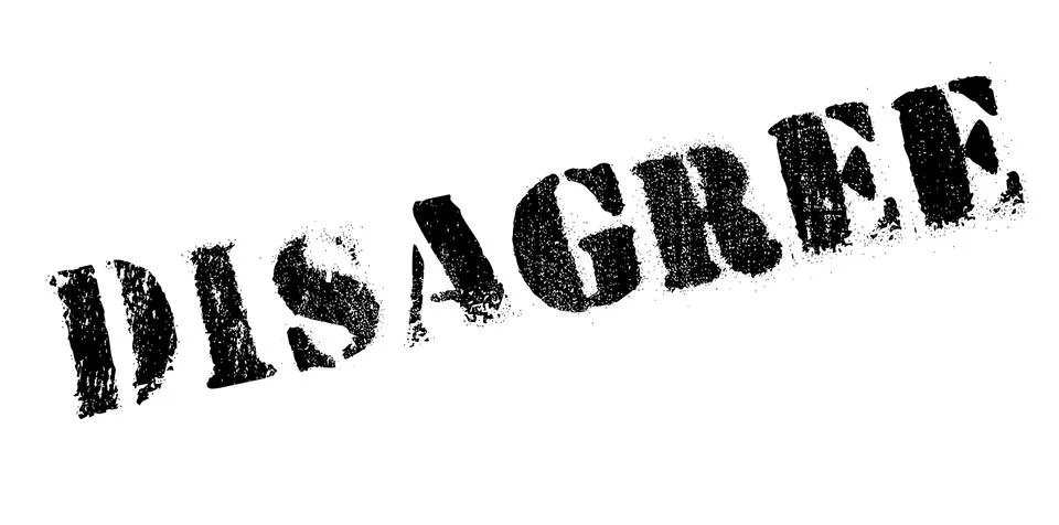 Disagree rubber stamp Stock Illustration