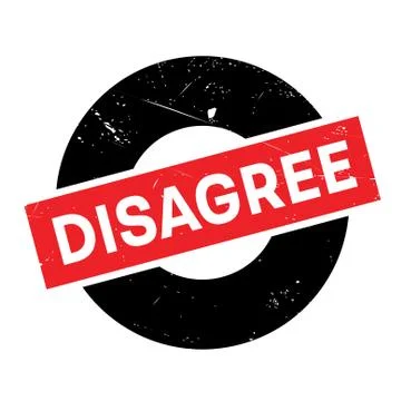 Disagree rubber stamp Stock Illustration