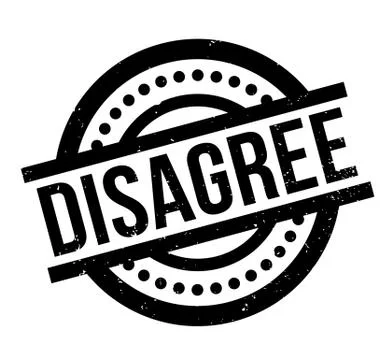 Disagree rubber stamp Stock Illustration