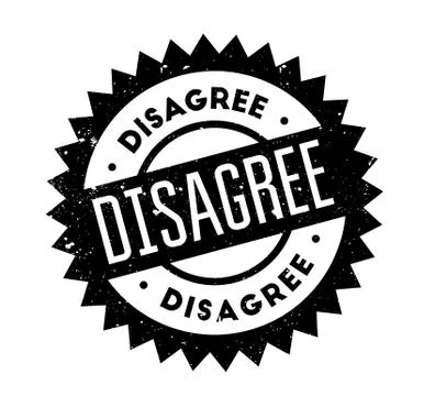Disagree rubber stamp Stock Illustration