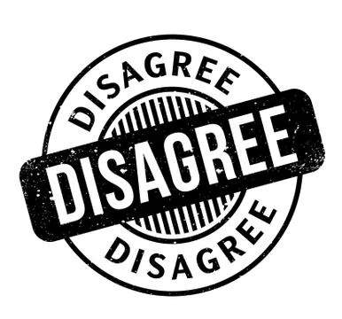 Disagree rubber stamp Stock Illustration