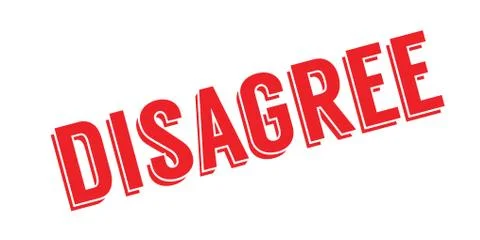 Disagree rubber stamp Stock Illustration