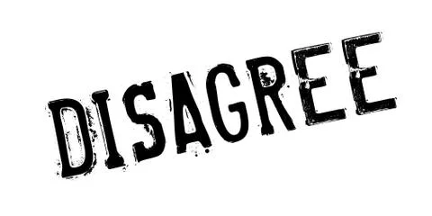 Disagree rubber stamp Stock Illustration