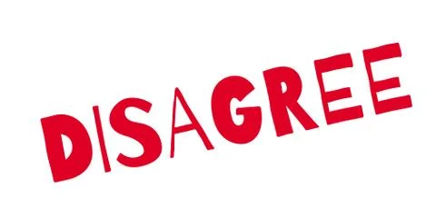 Disagree rubber stamp Stock Illustration