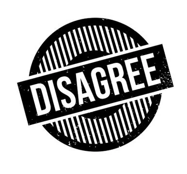 Disagree rubber stamp Stock Illustration