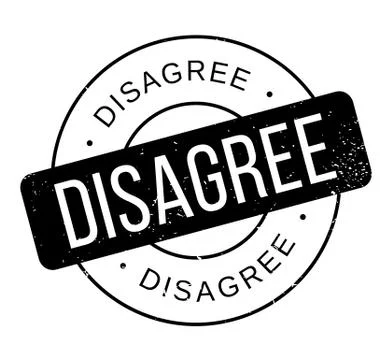 Disagree rubber stamp Stock Illustration
