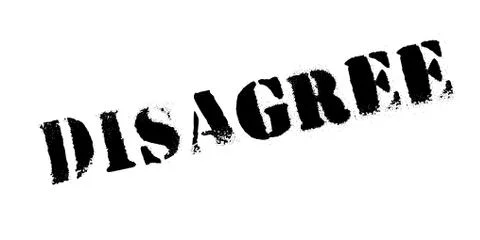 Disagree rubber stamp Stock Illustration
